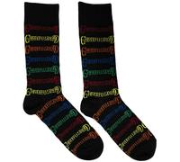 Grateful Dead Coloured Logos Pattern Ankle Socks