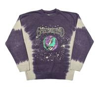 Grateful Dead Cosmic Stealie Dip Dye Sweatshirt in Purple | Size: Large Grateful Dead Purple L