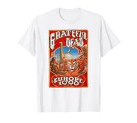 Grateful Dead Europe 1990 Poster Vintage Band T-Shirt