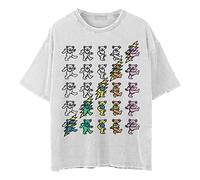 Grateful Dead Fade Into Color Bolt & Bears T-Shirt, White, Medium