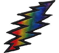 Grateful Dead - GRATEFUL DEAD - Lightning Rainbow [PATCH] Black