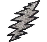 Grateful Dead - Grateful Dead - Lightning Silver [Patch] Black