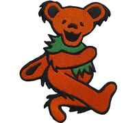 Grateful Dead - GRATEFUL DEAD - Orange Dancing Bear [PATCH] Orange