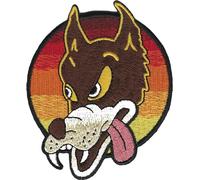 Grateful Dead Jerry Garcia Guitar Wolf Patch - Iron On or Sew On 3" by 3.5")