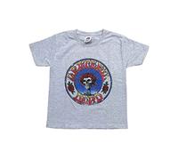 (Large (9/10 Yrs), Grey) Grateful Dead Kids Bertha Circle Vintage Wash T Shirt