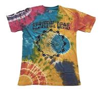 Grateful Dead Kids T Shirt May '77 Band Logo Vintage New Official Dye Wash Multi, Multi, L/9-10 Years
