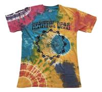 Grateful Dead Kids T Shirt May '77 Band Logo Vintage New Official Dye Wash Multi, Multi, M/7-8 Years