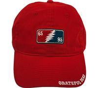 Grateful Dead Men's Liquid Blue 65/95 Baseball Hat Cap, Red, One Size