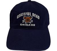 Grateful Dead Men's Liquid Blue Chicago 95 Baseball Hat Cap, Navy, One Size