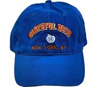 Grateful Dead Men's New York '90 Hat Baseball Cap, Royal, One Size