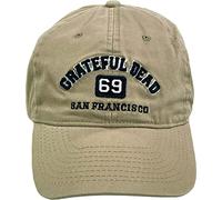 Grateful Dead Men's San Fran '69 Hat Baseball Cap, Khaki, One Size