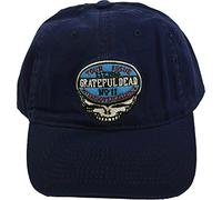Grateful Dead Men's Standard Liquid Blue Baseball Hat, Navy, One Size