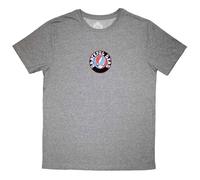 Grateful Dead Mini Steal Your Face Logo T Shirt L Grey