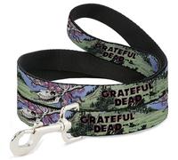Grateful Dead Pet Leash, Dog Leash, Grateful Dead Dave's Picks Volume Nine Montana Cover Art, 4 Feet Long 1.0 Inch Wide