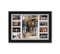 Grateful dead Signed Collage Poster Print - Limited Edition Autograph, Collectible Memorabilia Wall Art Gift for Music Lovers Merchandise (A3 Framed)