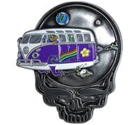 Grateful Dead Space Your Face Bus Pin Badge One Size