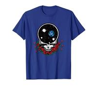 Grateful Dead Space Your Face T-Shirt, Men, Royal Blue, 3X-Large