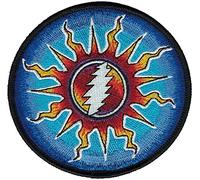 Grateful Dead Sunshine Daydream Steal Your Face Patch - Iron On or Sew On (4")