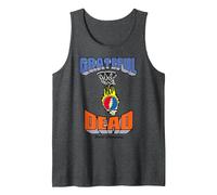 Grateful Dead SYF Basketball Tank Top, Men, Dark Heather Grey, Large