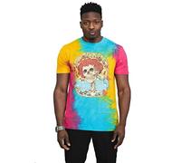 Grateful Dead T Shirt Bertha Frame Band Logo Official Dip Dye Yellow Unisex S