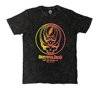 Grateful Dead T-Shirt Concentric Skulls Unisex Black M