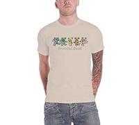 Grateful Dead T Shirt Dancing Bears Band Logo Official Mens Sand L