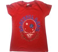 Grateful Dead Women's Space Cotton Logo T-Shirt in Red | Size: XS Grateful Dead Red XS