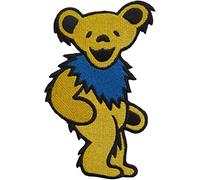 Rock Off Trade Patch – Grateful Dead Yellow Dancing Bear – Yellow