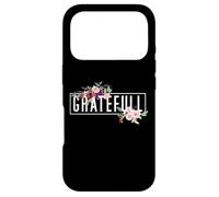 Grateful Flora Flowers Bouquet Modern Design. Woman Grateful Case for iPhone 17 Pro