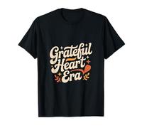 Grateful Heart Era Retro Thankful Kindness Positivity T-Shirt
