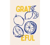 Grateful Journal: A Guided Diary with Habit Tracker, Mood Log and Reflection Prompts