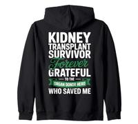 Grateful Kidney Transplant Recipient Survivor Zip Hoodie
