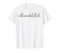 Grateful Praise Muslim Gratitude Alhamdulillah Value Graphic T-Shirt