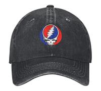 Grateful Rock Music Band Washed Baseball Cap Dead Casual Hip Hop Hats Summer Unisex Teens Outdoor Gym Design Baseball Caps
