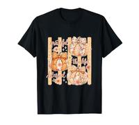 Grateful Thankful Blessed Fall Thanksgiving Pumpkin Bow T-Shirt