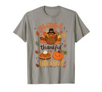 Grateful Thankful Blessed Gobble Turkey Autumn Thanksgiving T-Shirt