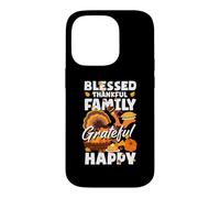Grateful Thankful Blessed Thanksgiving Case for iPhone 14 Pro
