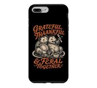 GRATEFUL, THANKFUL & FERAL TOGETHER Funny Possum Case for iPhone 7 Plus/8 Plus