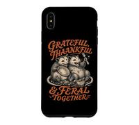 GRATEFUL, THANKFUL & FERAL TOGETHER Funny Possum Case for iPhone XS Max