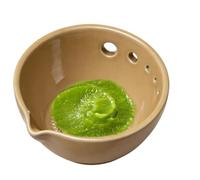 Grater Bowl with 5 Hole Quick Drain Multipurpose Fruit Grater Prep Station with Non-Slip Base Compact Kitchen Slicer Shatterproof Leaf Green Tool | For Home