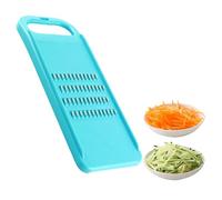 Grater for Korean Carrots Manual Vegetable Grater for Mandoline Cabbage Potato Fries Cucumber Onion Fruits Salad Cutter Veggie Chopper Food Thin Strips Shredder Handheld Kitchen Chipper Blue