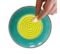 Grater Plate | 4.65in Handmade Kitchen Gadgets | Ceramic Garlic Grater Bowl | for Ginger Chocolate Cheese Onions Tomatoes Fruits Vegetables Dried Seasonings