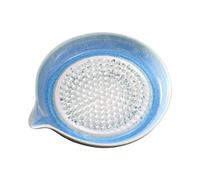 Grating Plate - Ceramic Handmade Kitchen Tool | Ginger Garlic Grinder Plate | for Home Kitchen Chocolate Onion Lemon Fruits Vegetable Meal Prep