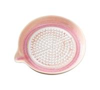 Grating Plate, Ceramic Handmade Kitchen Tool, Ginger Garlic Grinder Plate, for Home Kitchen Chocolate Onion Lemon Fruits Vegetable Meal Prep
