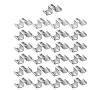 Grating Saddle Clips Galvanised Steel Fixing Fasteners | Galvanised steel saddle clips securely hold grating bars on walkways and drainage systems.
