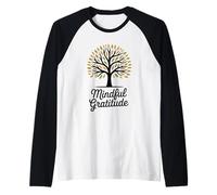 Gratitude in Mindfulness Raglan Baseball Tee
