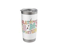 Gratitude is My Attitude Positive Mindset Inspirational Stainless Steel Insulated Tumbler