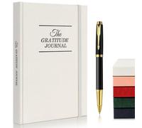 Gratitude Journal for Men and Women with Pen, Contains Inspiring Quotes and Mindfulness Prompts, Happiness for More Optimism, Affirmation and Reflection, Thanksgiving Gift