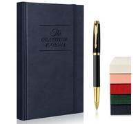 Gratitude Journal for Men and Women with Pen, Contains Inspiring Quotes and Mindfulness Prompts, Happiness for More Optimism, Affirmation and Reflection, Thanksgiving Gift