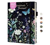 Gratitude Journal for Women and Men - Daily Mindfulness & Manifestation Journal with Prompts for Affirmations, Positivity, Self-Care & Happiness - Celestial